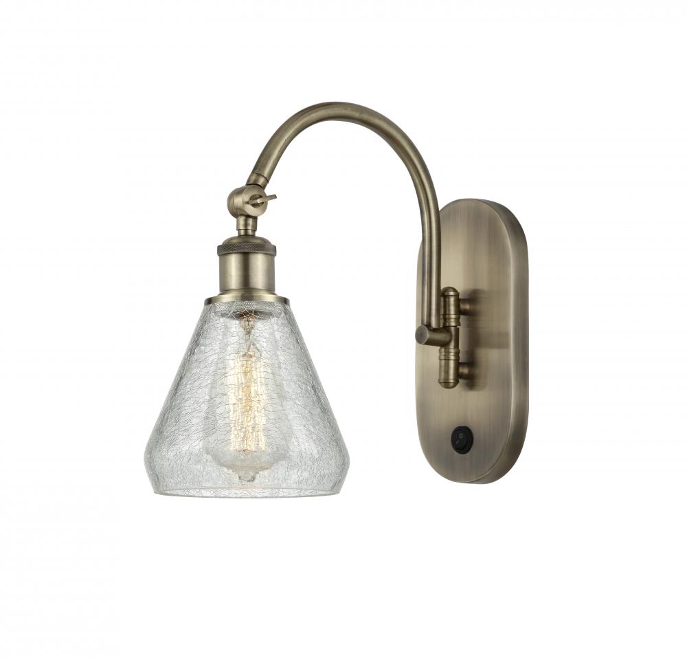 Conesus - 1 Light - 6 inch - Antique Brass - Sconce