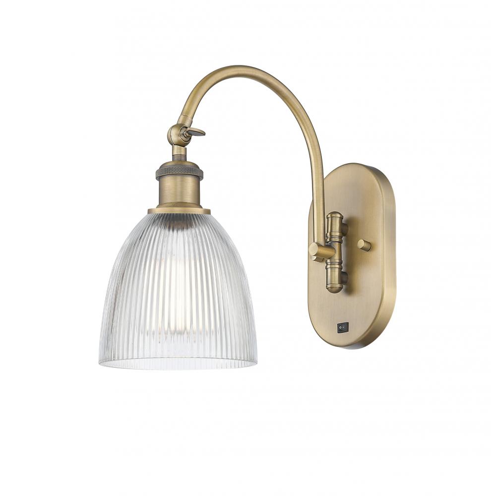 Castile - 1 Light - 6 inch - Brushed Brass - Sconce