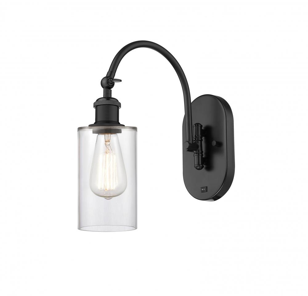 Clymer - 1 Light - 4 inch - Matte Black - Sconce