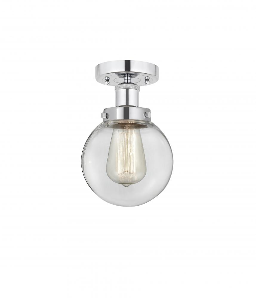 Beacon - 1 Light - 6 inch - Polished Chrome - Semi-Flush Mount