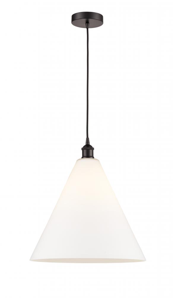 Berkshire - 1 Light - 16 inch - Oil Rubbed Bronze - Cord hung - Pendant