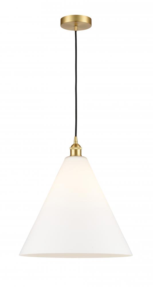 Berkshire - 1 Light - 16 inch - Satin Gold - Mini Pendant