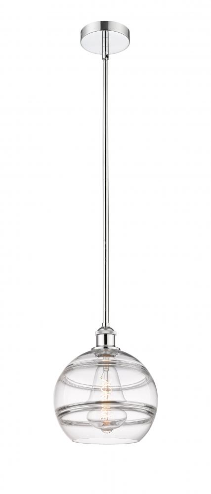 Rochester - 1 Light - 10 inch - Polished Chrome - Cord hung - Mini Pendant