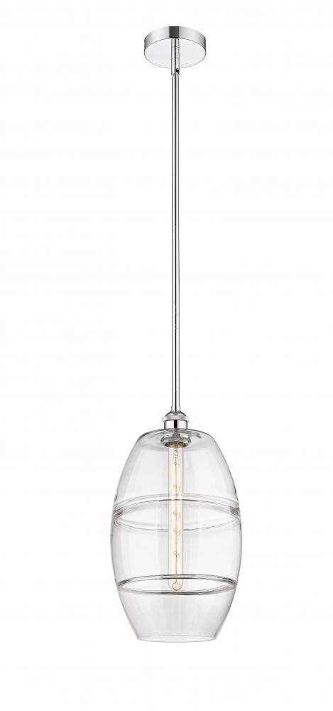 Vaz - 1 Light - 10 inch - Polished Chrome - Cord hung - Mini Pendant