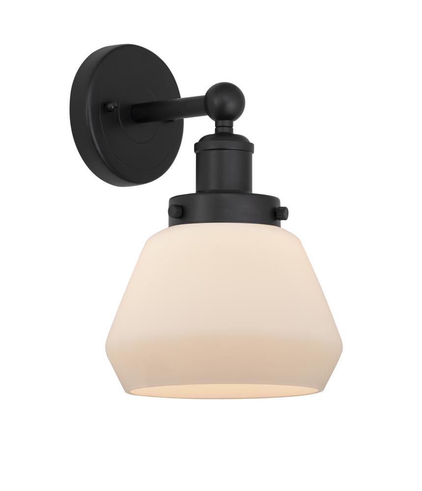 Fulton - 1 Light - 7 inch - Matte Black - Sconce