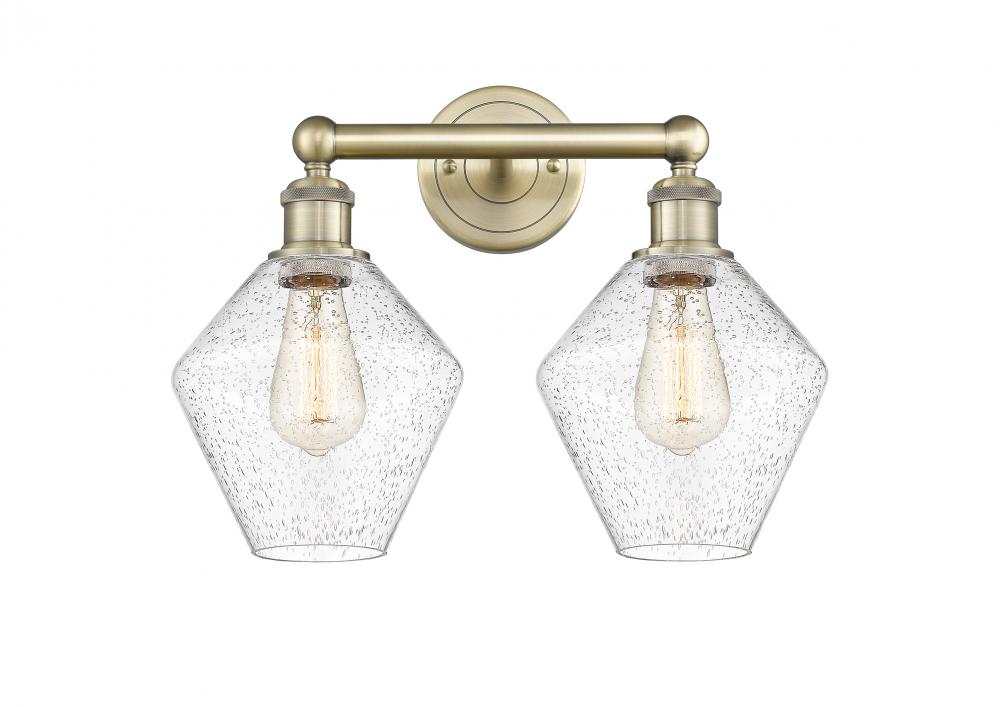 Cindyrella - 2 Light - 17 inch - Antique Brass - Bath Vanity Light