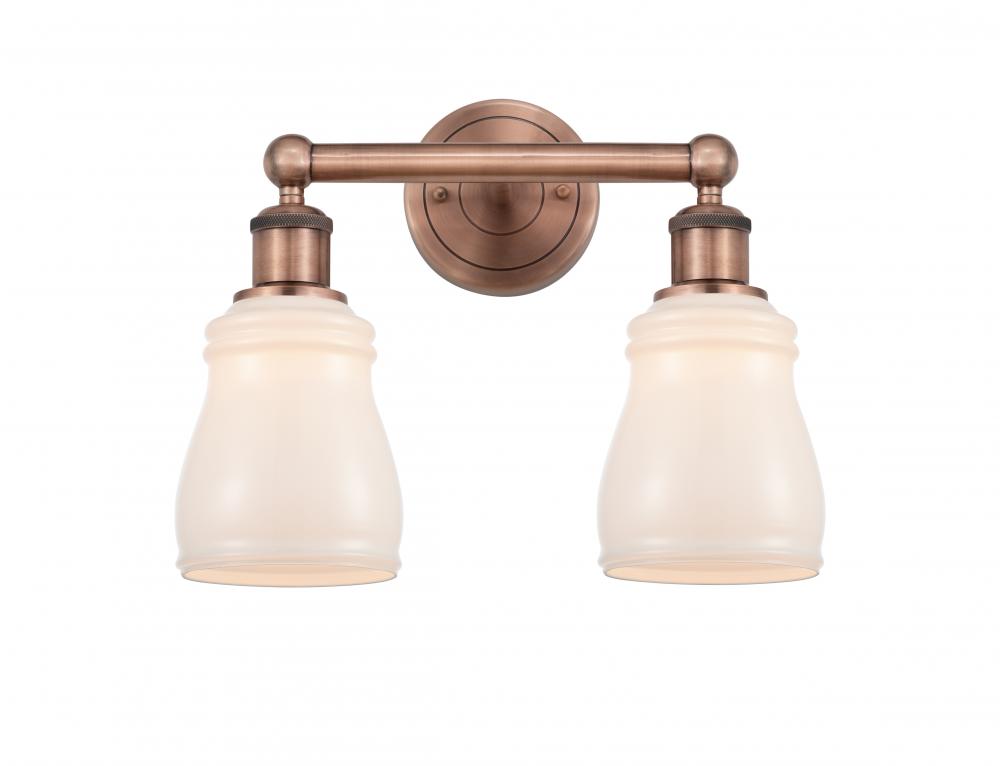 Ellery - 2 Light - 14 inch - Antique Copper - Bath Vanity Light