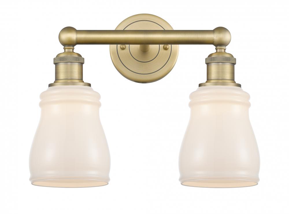 Ellery - 2 Light - 14 inch - Brushed Brass - Bath Vanity Light