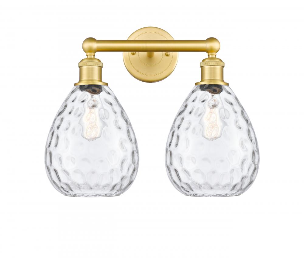 Waverly - 2 Light - 17 inch - Satin Gold - Bath Vanity Light