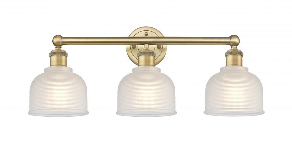 Dayton - 3 Light - 24 inch - Brushed Brass - Bath Vanity Light