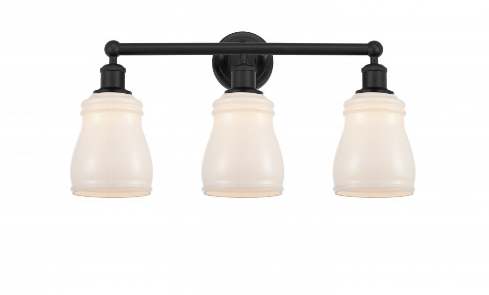 Ellery - 3 Light - 23 inch - Matte Black - Bath Vanity Light