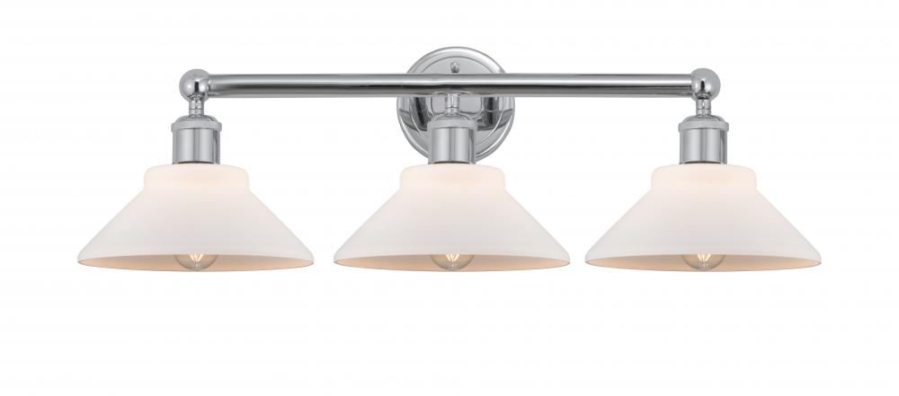 Orwell - 3 Light - 26 inch - Polished Chrome - Bath Vanity Light