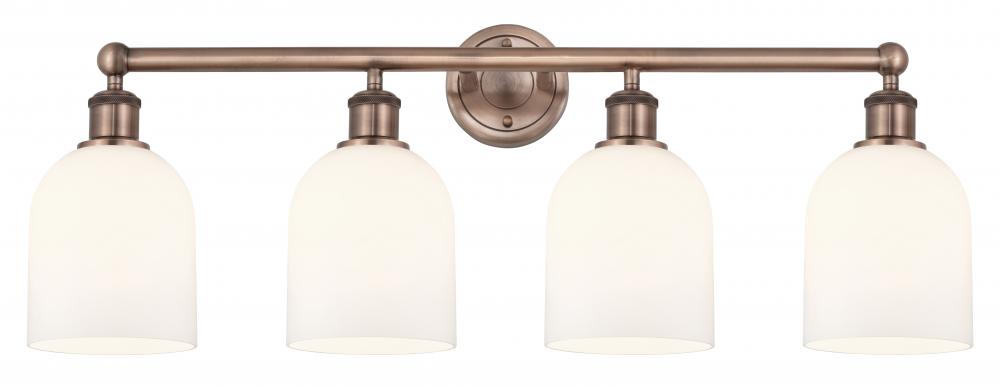 Bella - 4 Light - 33 inch - Antique Copper - Bath Vanity Light