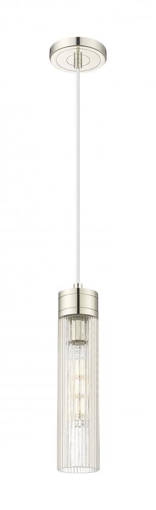 Boreas - 1 Light - 3 inch - Polished Nickel - Cord Hung - Mini Pendant