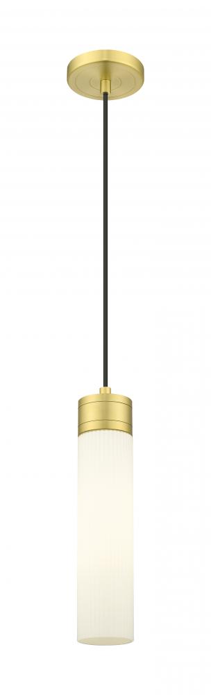 Boreas - 1 Light - 3 inch - Satin Gold - Cord Hung - Mini Pendant