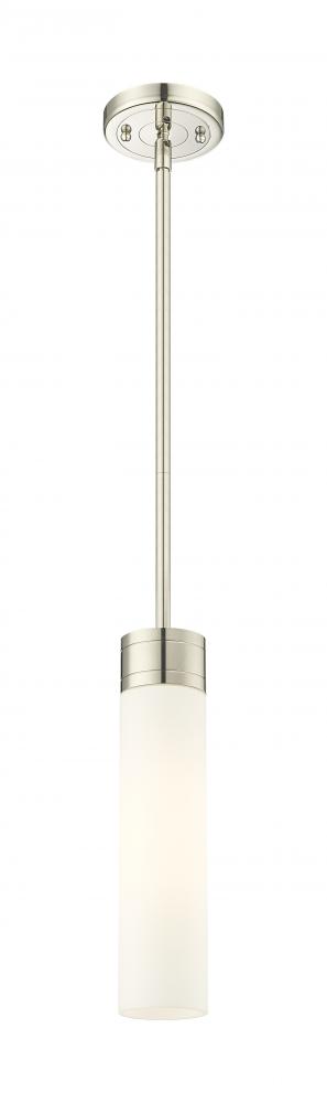 Boreas - 1 Light - 3 inch - Polished Nickel - Stem Hung - Mini Pendant