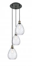 Innovations Lighting 113B-3P-BAB-G372 - Waverly - 3 Light - 15 inch - Black Antique Brass - Cord Hung - Multi Pendant