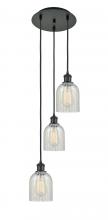 Innovations Lighting 113B-3P-BK-G2511 - Caledonia - 3 Light - 12 inch - Matte Black - Cord Hung - Multi Pendant