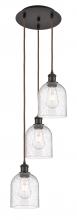 Innovations Lighting 113B-3P-OB-G558-6SDY - Bella - 3 Light - 12 inch - Oil Rubbed Bronze - Cord hung - Multi Pendant