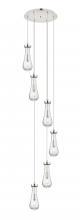 Innovations Lighting 116-451-1P-PN-G451-4SDY - Owego - 6 Light - 16 inch - Brushed Polished Nickel - Multi Pendant