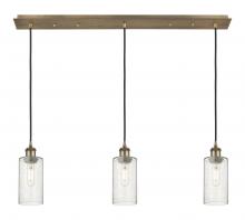 Innovations Lighting 123B-3P-BB-G434-7SDY - Crown Point - 3 Light - 37 inch - Brushed Brass - Linear Pendant