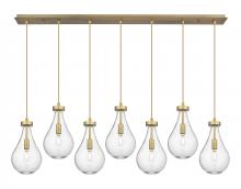 Innovations Lighting 127-451-1P-BB-G451-7CL - Owego - 7 Light - 49 inch - Brushed Brass - Linear Pendant