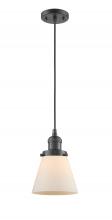 Innovations Lighting 201C-OB-G61 - Cone - 1 Light - 6 inch - Oil Rubbed Bronze - Cord hung - Mini Pendant