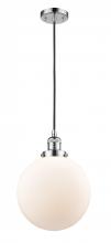 Innovations Lighting 201C-PC-G201-10 - Beacon - 1 Light - 10 inch - Polished Chrome - Cord hung - Mini Pendant