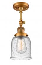 Innovations Lighting 201F-BB-G54 - Bell - 1 Light - 5 inch - Brushed Brass - Semi-Flush Mount