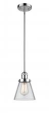 Innovations Lighting 201S-PC-G62 - Cone - 1 Light - 6 inch - Polished Chrome - Stem Hung - Mini Pendant