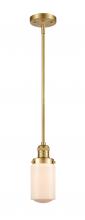 Innovations Lighting 201S-SG-G311 - Dover - 1 Light - 5 inch - Satin Gold - Stem Hung - Mini Pendant