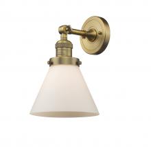 Innovations Lighting 203-BB-G41 - Cone - 1 Light - 8 inch - Brushed Brass - Sconce