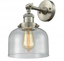 Innovations Lighting 203-PN-G74 - Bell - 1 Light - 8 inch - Polished Nickel - Sconce