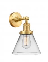 Innovations Lighting 203-SG-G42 - Cone - 1 Light - 8 inch - Satin Gold - Sconce