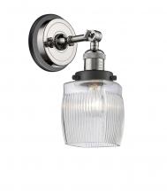 Innovations Lighting 203BP-PNBK-G302 - Colton - 1 Light - 6 inch - Polished Nickel - Sconce