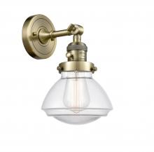 Innovations Lighting 203SW-AB-G322 - Olean - 1 Light - 7 inch - Antique Brass - Sconce