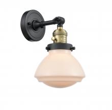 Innovations Lighting 203SW-BAB-G321 - Olean - 1 Light - 7 inch - Black Antique Brass - Sconce