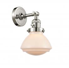 Innovations Lighting 203SW-PN-G321 - Olean - 1 Light - 7 inch - Polished Nickel - Sconce