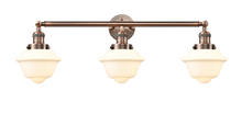 Innovations Lighting 205-AC-G531 - Oxford - 3 Light - 34 inch - Antique Copper - Bath Vanity Light