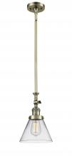 Innovations Lighting 206-AB-G42 - Cone - 1 Light - 8 inch - Antique Brass - Stem Hung - Mini Pendant