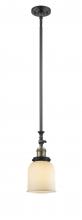 Innovations Lighting 206-BAB-G51 - Bell - 1 Light - 5 inch - Black Antique Brass - Stem Hung - Mini Pendant