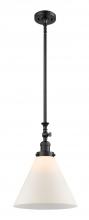 Innovations Lighting 206-BK-G41-L - Cone - 1 Light - 12 inch - Matte Black - Stem Hung - Mini Pendant