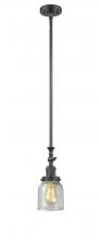 Innovations Lighting 206-OB-G54 - Bell - 1 Light - 5 inch - Oil Rubbed Bronze - Stem Hung - Mini Pendant