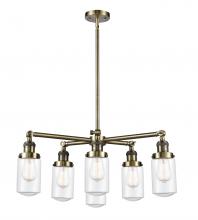 Innovations Lighting 207-6CR-AB-G312 - Dover 6 Light Chandelier