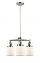 Innovations Lighting 207-PN-G51-LED - Bell - 3 Light - 19 inch - Polished Nickel - Stem Hung - Chandelier