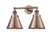 Innovations Lighting 208-AC-M13-AC-LED - Appalachian - 2 Light - 18 inch - Antique Copper - Bath Vanity Light