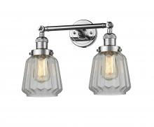 Innovations Lighting 208-PC-G142 - Chatham - 2 Light - 16 inch - Polished Chrome - Bath Vanity Light