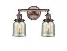 Innovations Lighting 208BP-ACBK-G58 - Bell - 2 Light - 15 inch - Antique Copper - Bath Vanity Light