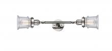 Innovations Lighting 208L-PN-G184S - Canton - 2 Light - 6 inch - Polished Nickel - Bath Vanity Light