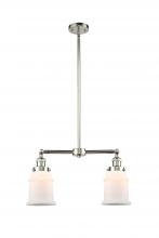 Innovations Lighting 209-PN-G181 - Canton - 2 Light - 21 inch - Polished Nickel - Stem Hung - Island Light